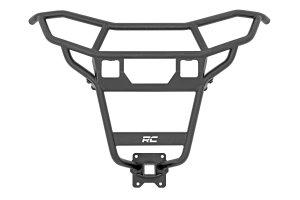Polaris RZR XP 1000 EPS Tubular Bumper - Rear - Rough Country - Receiver Hitch - Black - 2015